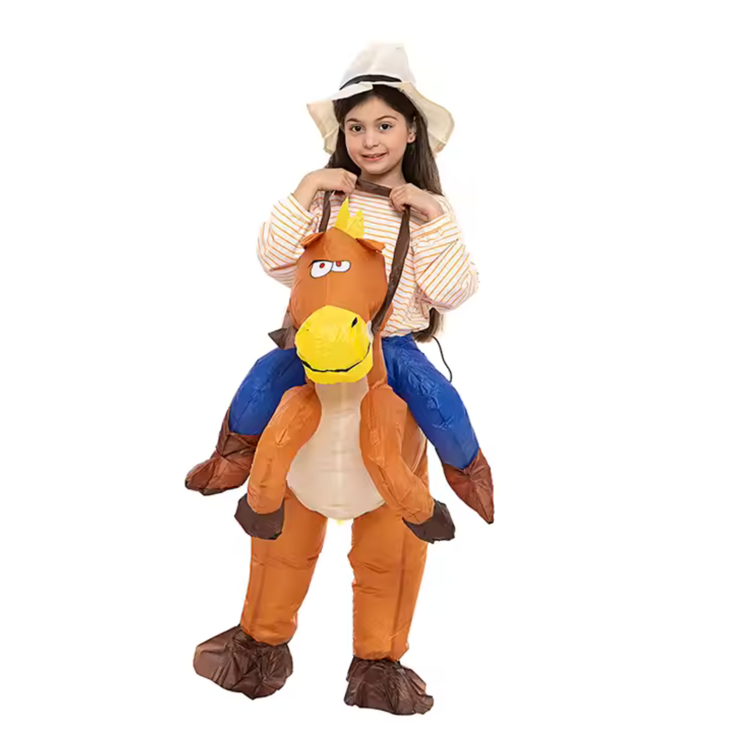 Opblaasbare Cowboy & Cowgirl pak