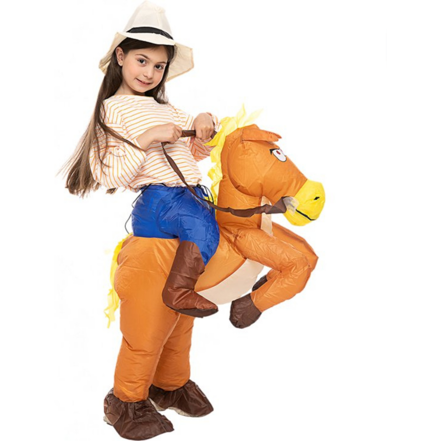 Opblaasbare Cowboy & Cowgirl pak