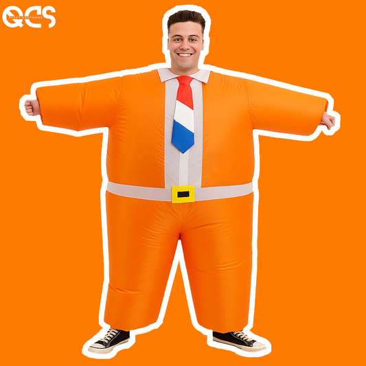 Opblaasbare Oranje feestpak