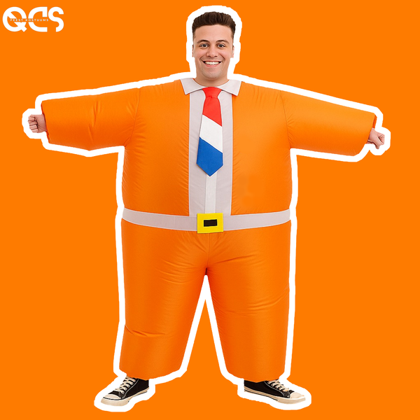 Opblaasbare Oranje feestpak